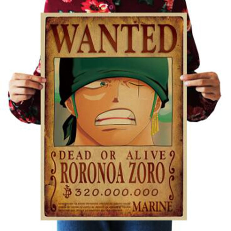 One Piece Retro Wanted Posters Straw Hat Crew HIGH QUALITY Anime